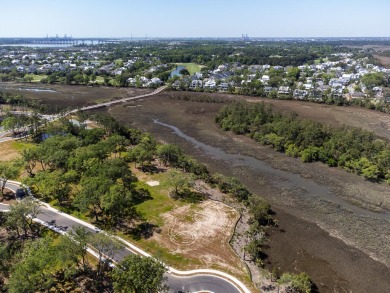 Stunning sunsets with 180-degree creek and marsh views from the on Daniel Island Club in South Carolina - for sale on GolfHomes.com, golf home, golf lot