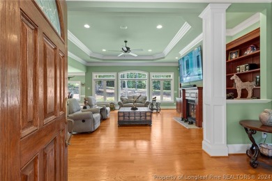 Luxury executive home situated on the 14th fairway in the on Carolina Trace Country Club in North Carolina - for sale on GolfHomes.com, golf home, golf lot