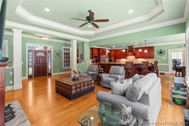 Luxury executive home situated on the 14th fairway in the on Carolina Trace Country Club in North Carolina - for sale on GolfHomes.com, golf home, golf lot