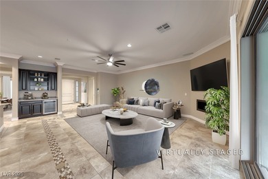 Located in the desirable guard gated Southern Highlands Golf on Southern Highlands Golf Club in Nevada - for sale on GolfHomes.com, golf home, golf lot