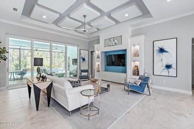 Experience luxury living at its finest in this exceptional 2023 on Plantation Bay Golf and Country Club in Florida - for sale on GolfHomes.com, golf home, golf lot