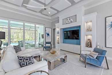 Experience luxury living at its finest in this exceptional 2023 on Plantation Bay Golf and Country Club in Florida - for sale on GolfHomes.com, golf home, golf lot