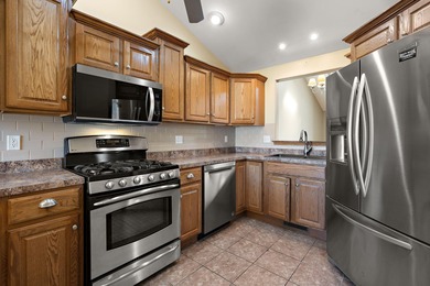 Check out this amazing 3 bed 2 bath duplex with a full basement on White Hawk Country Club in Indiana - for sale on GolfHomes.com, golf home, golf lot