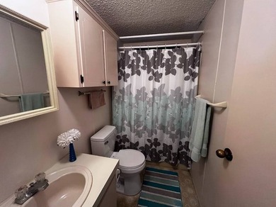 This 940 sq ft home offers an open floor plan and a bright on Lake Henry Golf Club in Florida - for sale on GolfHomes.com, golf home, golf lot