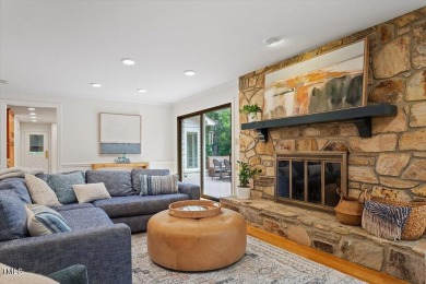 Stunning spacious home just off the 17th tee box in The Oaks on Chapel Hill Country Club in North Carolina - for sale on GolfHomes.com, golf home, golf lot