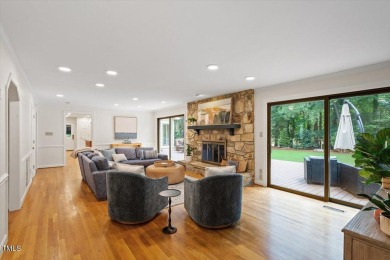 Stunning spacious home just off the 17th tee box in The Oaks on Chapel Hill Country Club in North Carolina - for sale on GolfHomes.com, golf home, golf lot