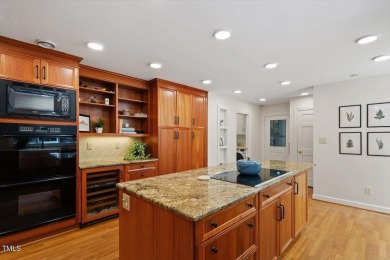Stunning spacious home just off the 17th tee box in The Oaks on Chapel Hill Country Club in North Carolina - for sale on GolfHomes.com, golf home, golf lot
