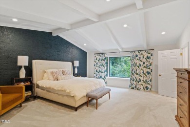 Stunning spacious home just off the 17th tee box in The Oaks on Chapel Hill Country Club in North Carolina - for sale on GolfHomes.com, golf home, golf lot