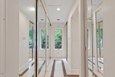 Stunning spacious home just off the 17th tee box in The Oaks on Chapel Hill Country Club in North Carolina - for sale on GolfHomes.com, golf home, golf lot