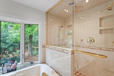 Stunning spacious home just off the 17th tee box in The Oaks on Chapel Hill Country Club in North Carolina - for sale on GolfHomes.com, golf home, golf lot