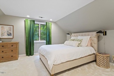 Stunning spacious home just off the 17th tee box in The Oaks on Chapel Hill Country Club in North Carolina - for sale on GolfHomes.com, golf home, golf lot
