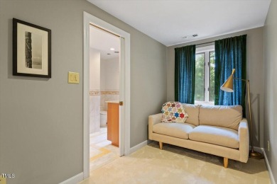 Stunning spacious home just off the 17th tee box in The Oaks on Chapel Hill Country Club in North Carolina - for sale on GolfHomes.com, golf home, golf lot