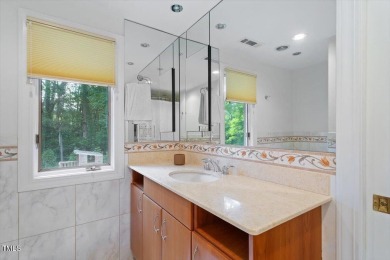Stunning spacious home just off the 17th tee box in The Oaks on Chapel Hill Country Club in North Carolina - for sale on GolfHomes.com, golf home, golf lot