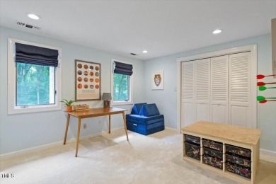 Stunning spacious home just off the 17th tee box in The Oaks on Chapel Hill Country Club in North Carolina - for sale on GolfHomes.com, golf home, golf lot