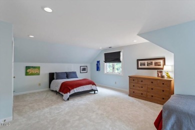 Stunning spacious home just off the 17th tee box in The Oaks on Chapel Hill Country Club in North Carolina - for sale on GolfHomes.com, golf home, golf lot