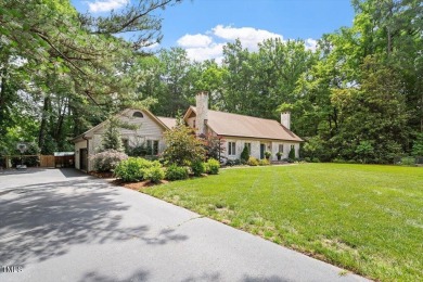 Stunning spacious home just off the 17th tee box in The Oaks on Chapel Hill Country Club in North Carolina - for sale on GolfHomes.com, golf home, golf lot