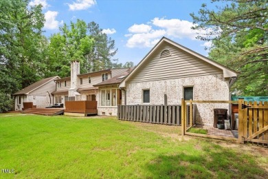 Stunning spacious home just off the 17th tee box in The Oaks on Chapel Hill Country Club in North Carolina - for sale on GolfHomes.com, golf home, golf lot