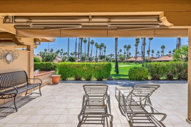 Watch the golfers putt from the extra large tiled patio of this on Chaparral Country Club in California - for sale on GolfHomes.com, golf home, golf lot