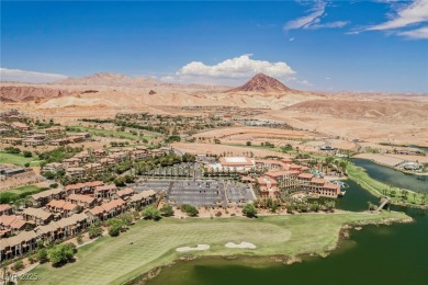 Oversized dock with HydroHoist boat lift and a 21' twin-screw on South Shore At Lake Las Vegas in Nevada - for sale on GolfHomes.com, golf home, golf lot