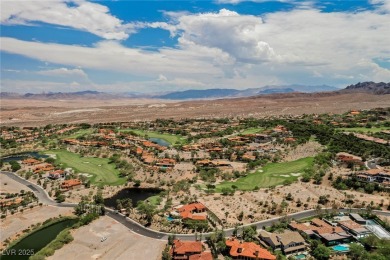 Oversized dock with HydroHoist boat lift and a 21' twin-screw on South Shore At Lake Las Vegas in Nevada - for sale on GolfHomes.com, golf home, golf lot