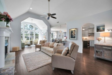 Quality & style combine in this stunning home built by Barker & on Compass Pointe Golf Course in North Carolina - for sale on GolfHomes.com, golf home, golf lot