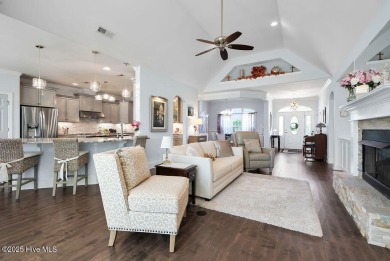 Quality & style combine in this stunning home built by Barker & on Compass Pointe Golf Course in North Carolina - for sale on GolfHomes.com, golf home, golf lot