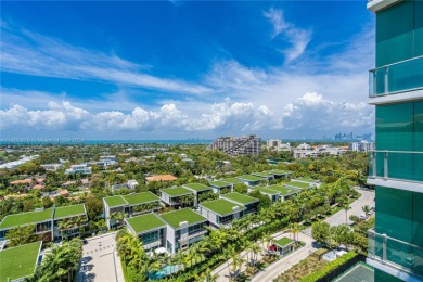 Gorgeous finely finished flow-through unit at the exclusive on Crandon Golf At Key Biscayne in Florida - for sale on GolfHomes.com, golf home, golf lot