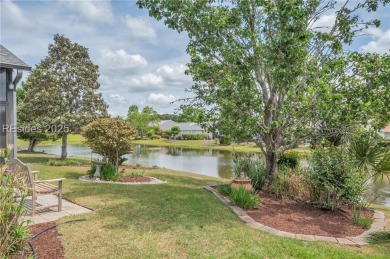 Enjoy Fabulous lagoon views from your large covered screen on Hidden Cypress Golf Club in South Carolina - for sale on GolfHomes.com, golf home, golf lot