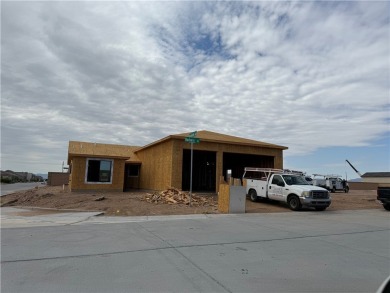 When completed this new custom home will be the *Tucson* Model on Desert Lakes Golf Course in Arizona - for sale on GolfHomes.com, golf home, golf lot