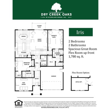 New - Beautiful - Energy Efficient!. 2 Bedrooms, 2 Bathrooms on Dry Creek Ranch Golf Club, Inc. in California - for sale on GolfHomes.com, golf home, golf lot