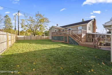 Owners relocating, leaving this renovated 4-bedroom, 2-bath home on Mechanicville Golf Club in New York - for sale on GolfHomes.com, golf home, golf lot