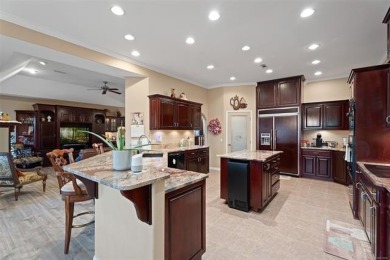 Beautiful 4-bed, 2 full & 2 half-bath home in a desirable gated on  in Oklahoma - for sale on GolfHomes.com, golf home, golf lot