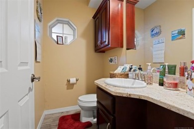 Beautiful 4-bed, 2 full & 2 half-bath home in a desirable gated on  in Oklahoma - for sale on GolfHomes.com, golf home, golf lot