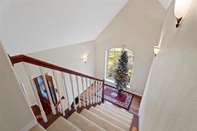 Beautiful 4-bed, 2 full & 2 half-bath home in a desirable gated on  in Oklahoma - for sale on GolfHomes.com, golf home, golf lot