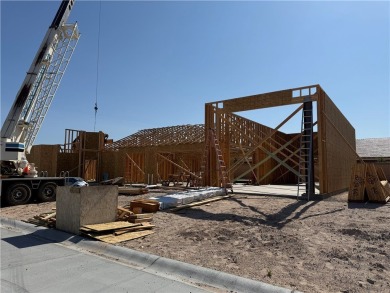 When completed, this New Home will be the *Flamingo* Model on Desert Lakes Golf Course in Arizona - for sale on GolfHomes.com, golf home, golf lot