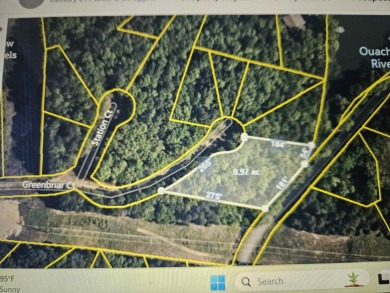 Large overized lot (about 1 acre) on a secluded cul-de-sac with on Diamondhead Golf and Country Club in Arkansas - for sale on GolfHomes.com, golf home, golf lot