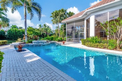 Lovely 5-bedroom + office home with southern exposure, located on St. Andrews Country Club of Boca Raton in Florida - for sale on GolfHomes.com, golf home, golf lot