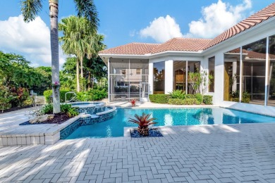 Lovely 5-bedroom + office home with southern exposure, located on St. Andrews Country Club of Boca Raton in Florida - for sale on GolfHomes.com, golf home, golf lot