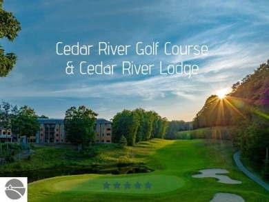 Corner parcel with elevated view in the heart of Cedar River on Cedar River Golf Course in Michigan - for sale on GolfHomes.com, golf home, golf lot