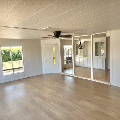 This property is light, bright and has a unique 2 bed/2 bath on Palm Desert Greens Country Club in California - for sale on GolfHomes.com, golf home, golf lot