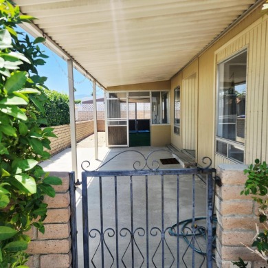 This property is light, bright and has a unique 2 bed/2 bath on Palm Desert Greens Country Club in California - for sale on GolfHomes.com, golf home, golf lot