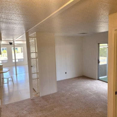 This property is light, bright and has a unique 2 bed/2 bath on Palm Desert Greens Country Club in California - for sale on GolfHomes.com, golf home, golf lot