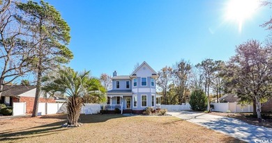 This stunning one-of-a-kind 4 bedroom, 3 bath Victorian-style on The Hackler Course at Coastal Carolina University in South Carolina - for sale on GolfHomes.com, golf home, golf lot