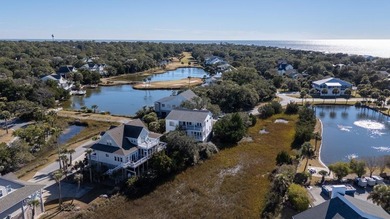 Spacious 2-story home offering panoramic views of the salt marsh on The Plantation Course At Edisto in South Carolina - for sale on GolfHomes.com, golf home, golf lot