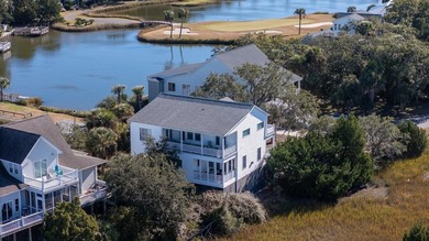 Spacious 2-story home offering panoramic views of the salt marsh on The Plantation Course At Edisto in South Carolina - for sale on GolfHomes.com, golf home, golf lot