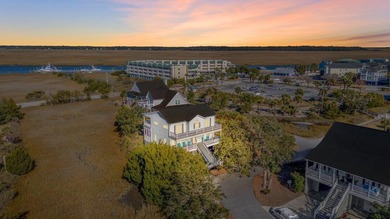 Spacious 2-story home offering panoramic views of the salt marsh on The Plantation Course At Edisto in South Carolina - for sale on GolfHomes.com, golf home, golf lot