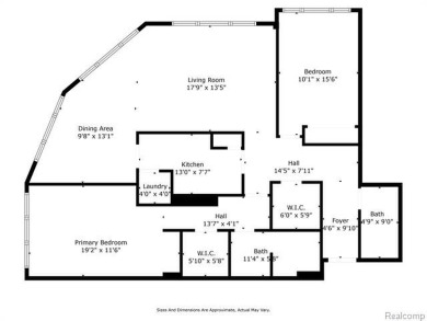 Welcome to this remarkable 2-bedroom, 2-bath residence located on Evergreen Hills Golf Course in Michigan - for sale on GolfHomes.com, golf home, golf lot