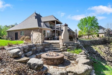 Absolutely stunning home perched above the signature 17th hole on Buffalo Ridge Springs Golf Club in Missouri - for sale on GolfHomes.com, golf home, golf lot