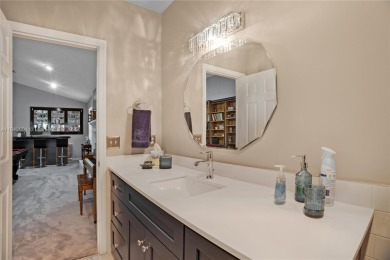 Welcome to this 5BR/4BA custom home on a quiet cul-de-sac with on Jacaranda Golf Club in Florida - for sale on GolfHomes.com, golf home, golf lot