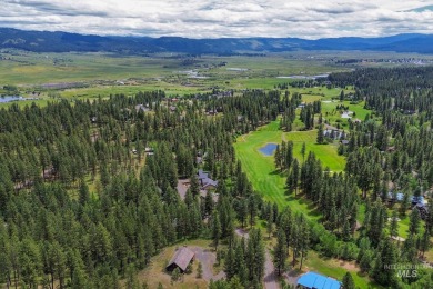 Custom, two-level True log cabin in the desirable Golf Course on Meadowcreek Golf Resort in Idaho - for sale on GolfHomes.com, golf home, golf lot